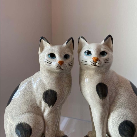 Ceramic Takahashi Cat bookends mint condition - Picture 4 of 6